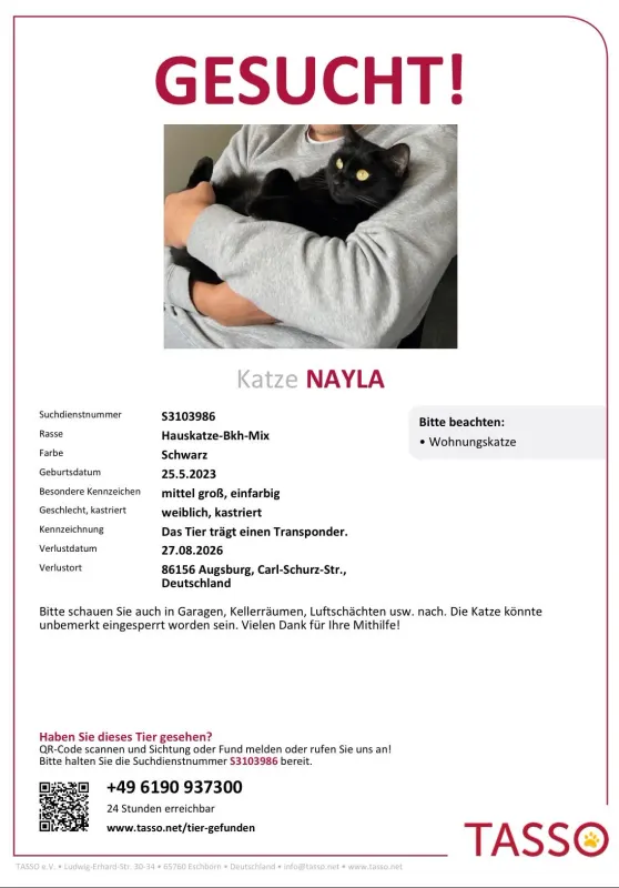 Nayla, Augsburg