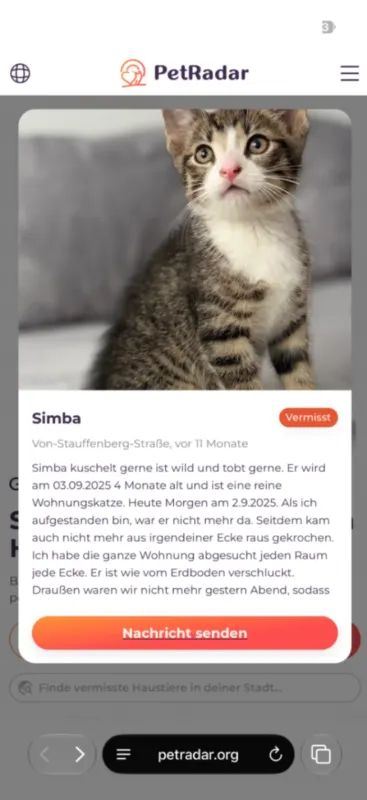 Simba, Schwerin