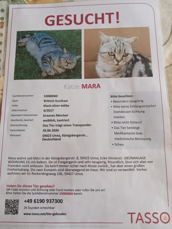 Mara, Unna